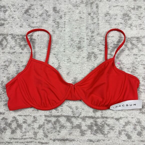 PacSun Other - L. A Hearts By Pacsun Women Bikini Top Adjustable Back Bright Red Size Medium